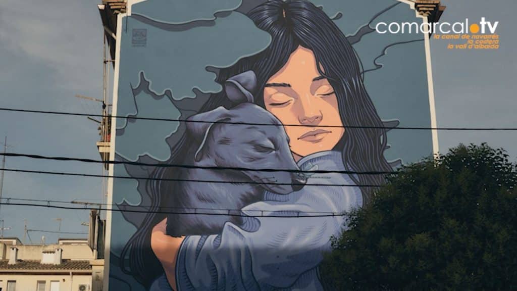 El mural de Lidia Cao a Ontinyent dels 15 millors de tot 2022