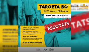 Albaida esgota en 72 hores els bons de comerç local
