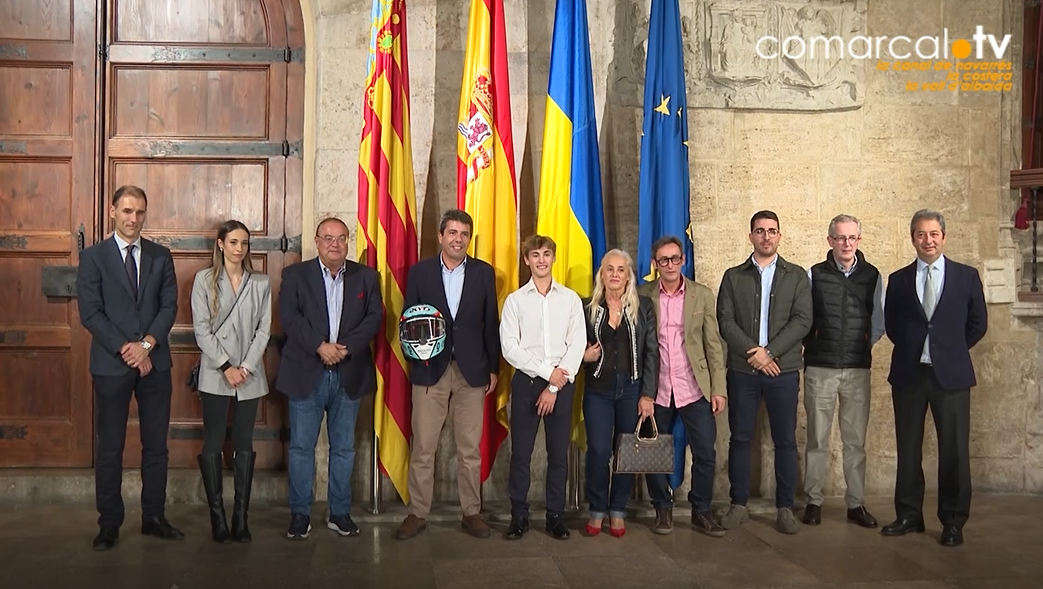 Jaume Masià és rebut al palau de la Generalitat