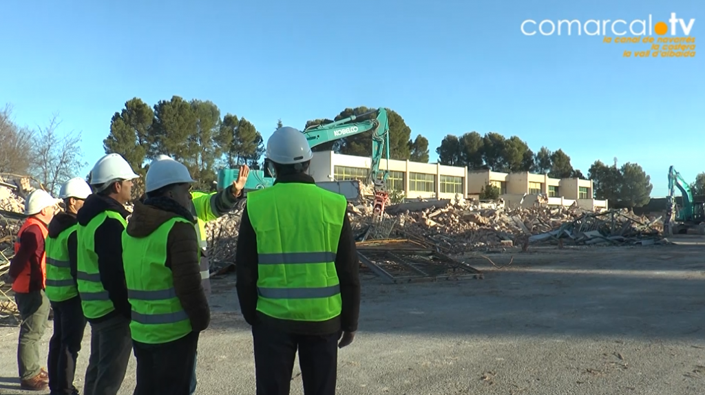 Visita a les obres de l’IES l’Estació d’Ontinyent