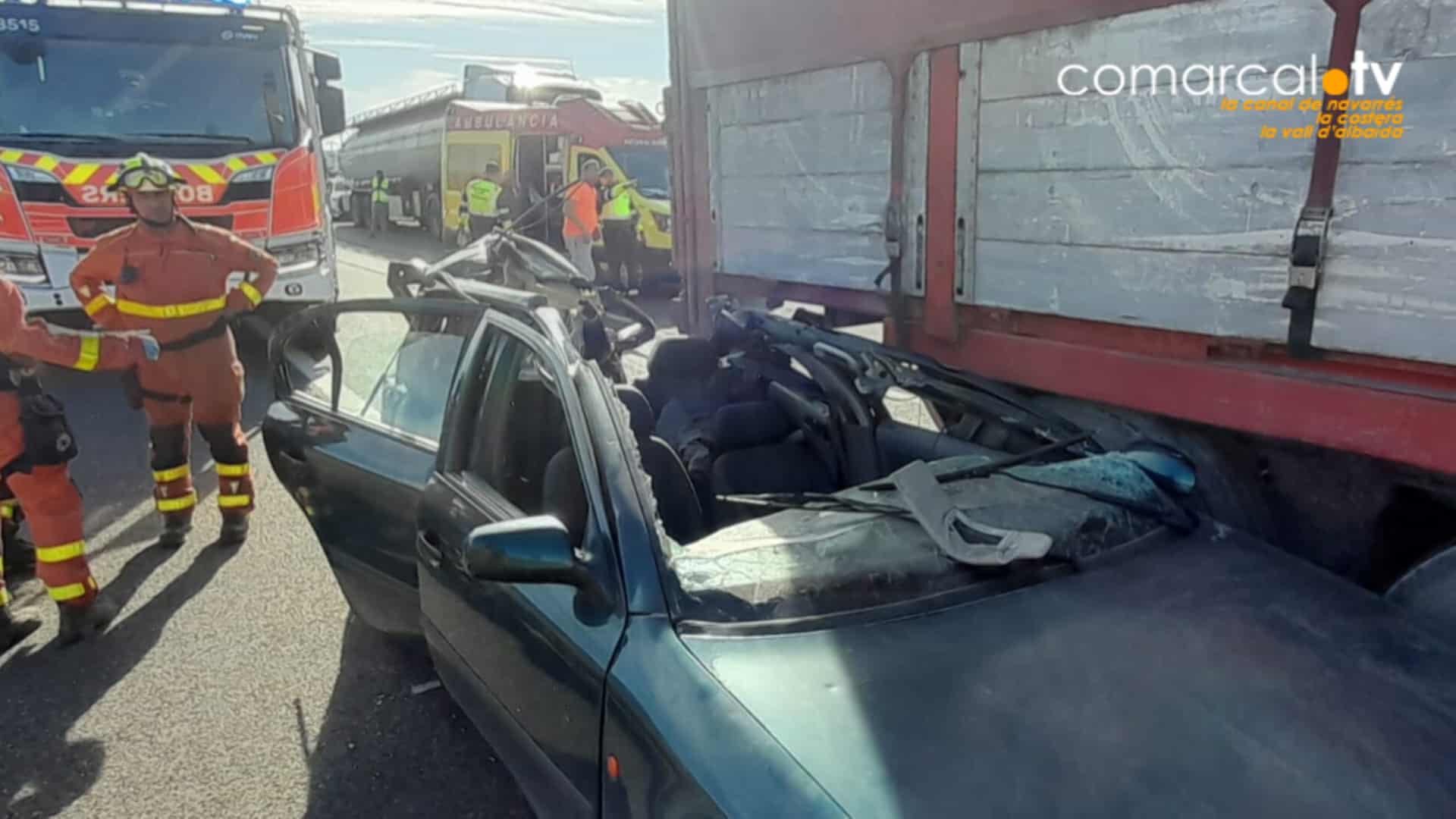 Accident múltiple en l’A-35 a l’altura de Montesa