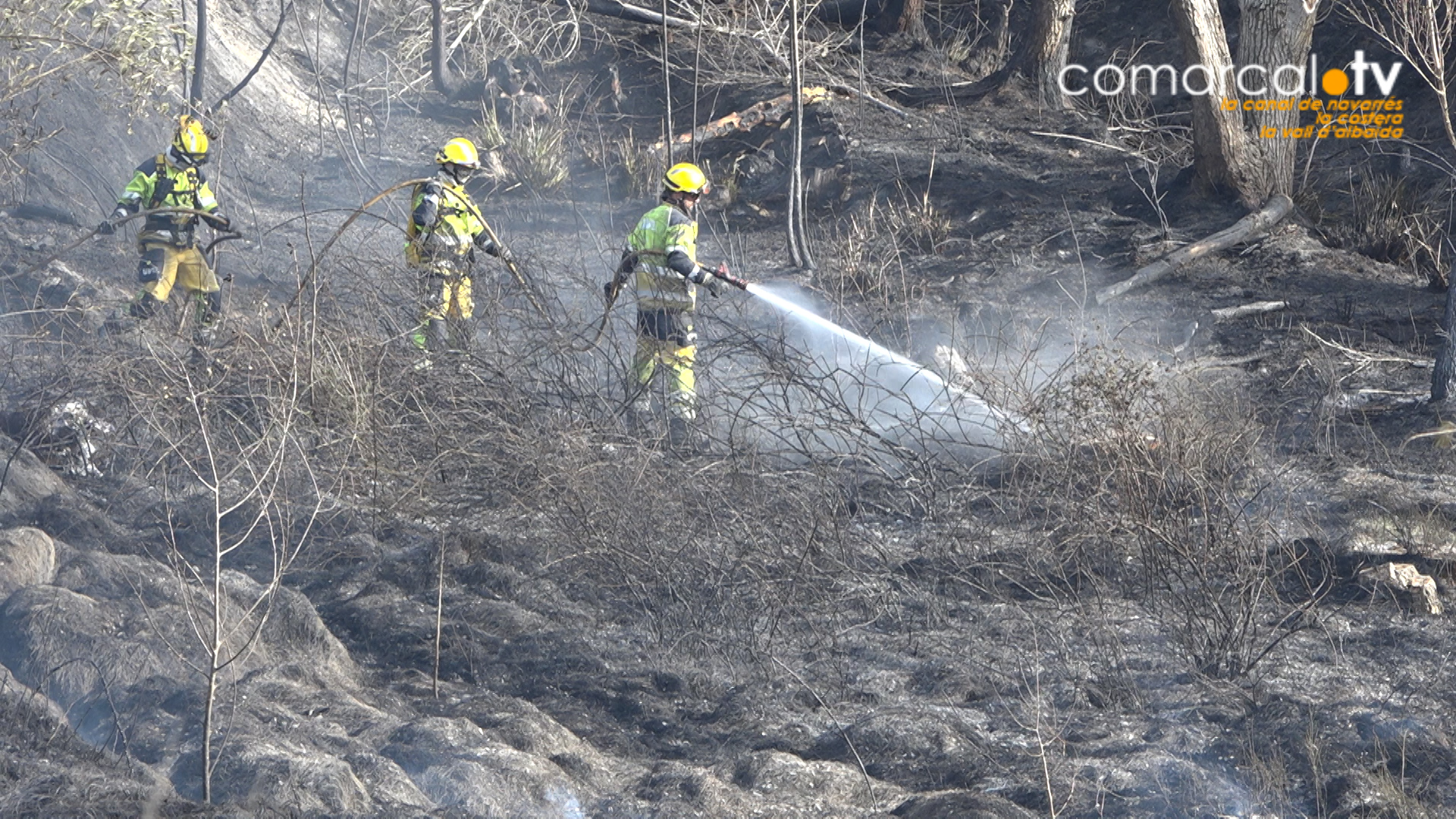 Mor un agricultor de 77 anys en un incendi a Bocairent