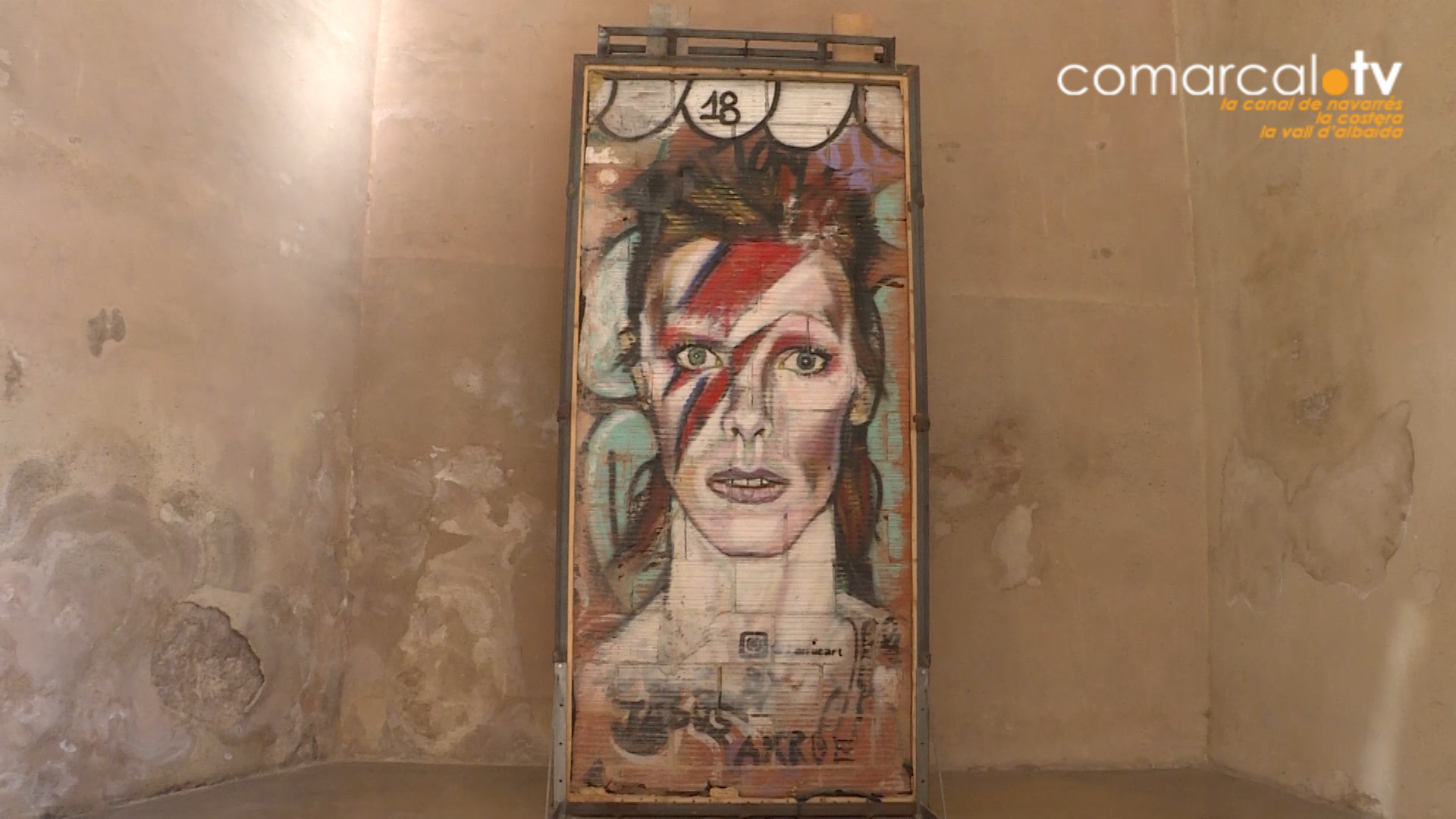 L’ETNO de València acull l’icònic grafiti “Bowie”