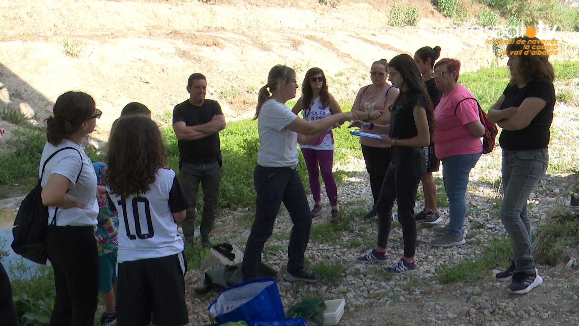 Inspecció del riu Albaida a Montaverner