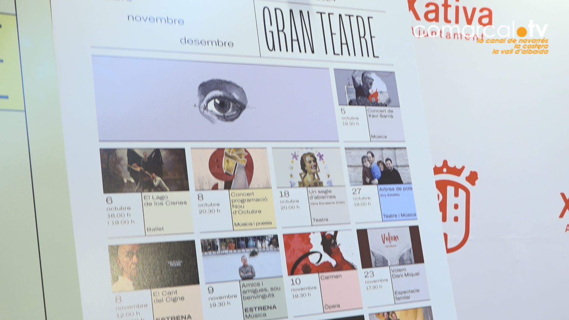 Programació de tardor del Gran Teatre de Xàtiva