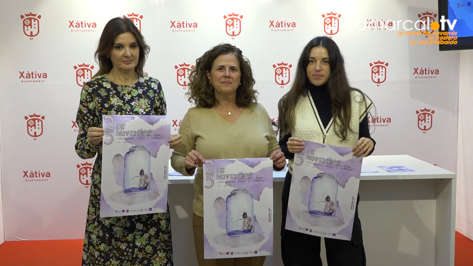 Activitats al voltant de la celebració del 25 N a Xàtiva