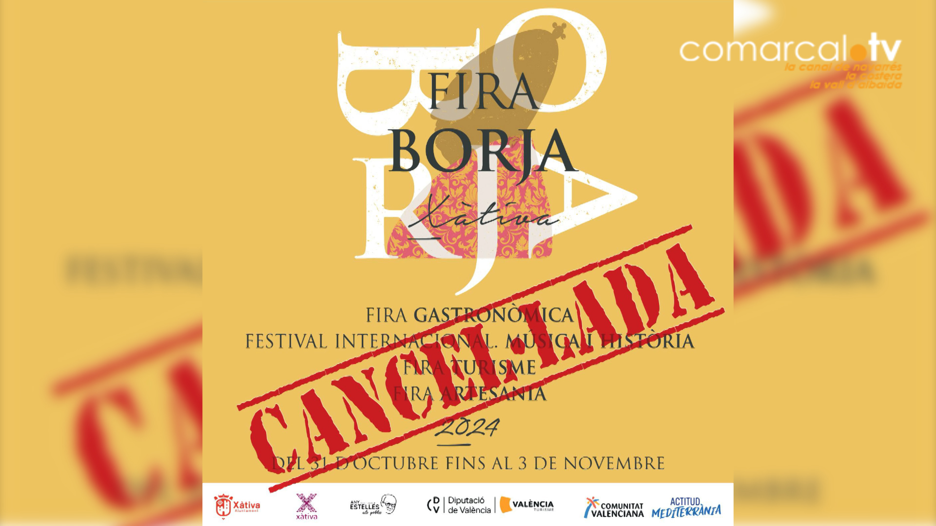 Es cancel·len o ajornen la seua celebració