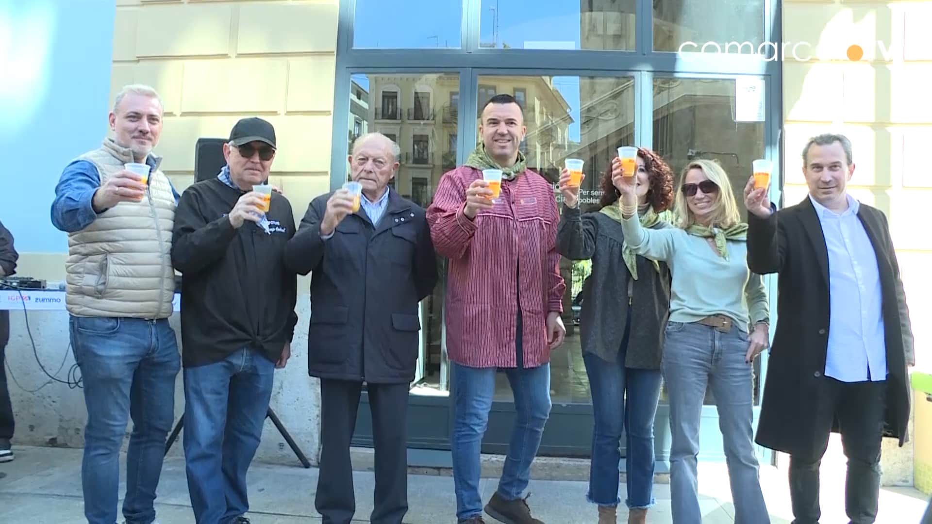 Orxatada i Taronjada Fallera a la Diputació de València